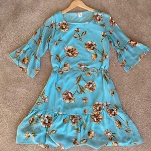 Vintage Inspired Floral Dress